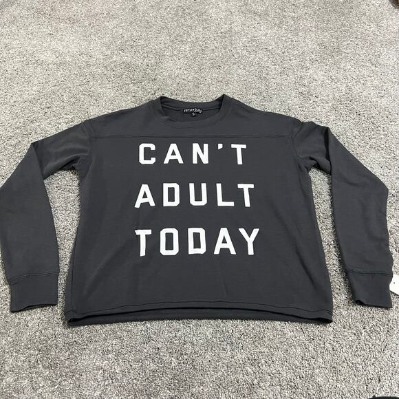 Fifth Sun Can’t Adult Today Crop size Small NWT - Picture 1 of 3